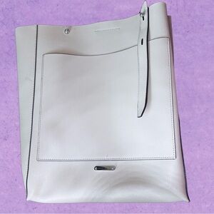 Rebecca Minkoff White Leather Stella Tote
